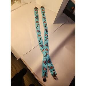 Vintage 1978 DC Comics Superman Suspenders 26"